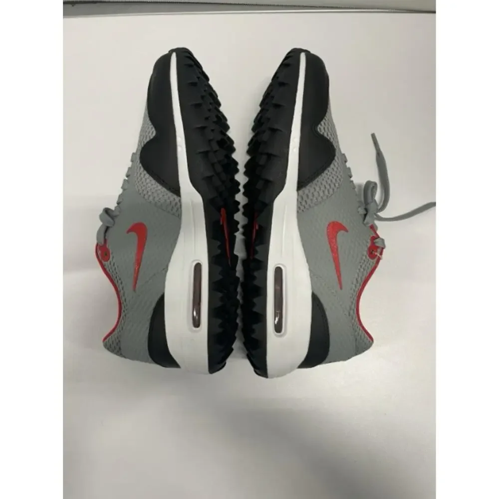 Nike Air Max 1 Golf Particle Grey Red CI7576 002 Size 7 Men Size 8.5 Women Cleat